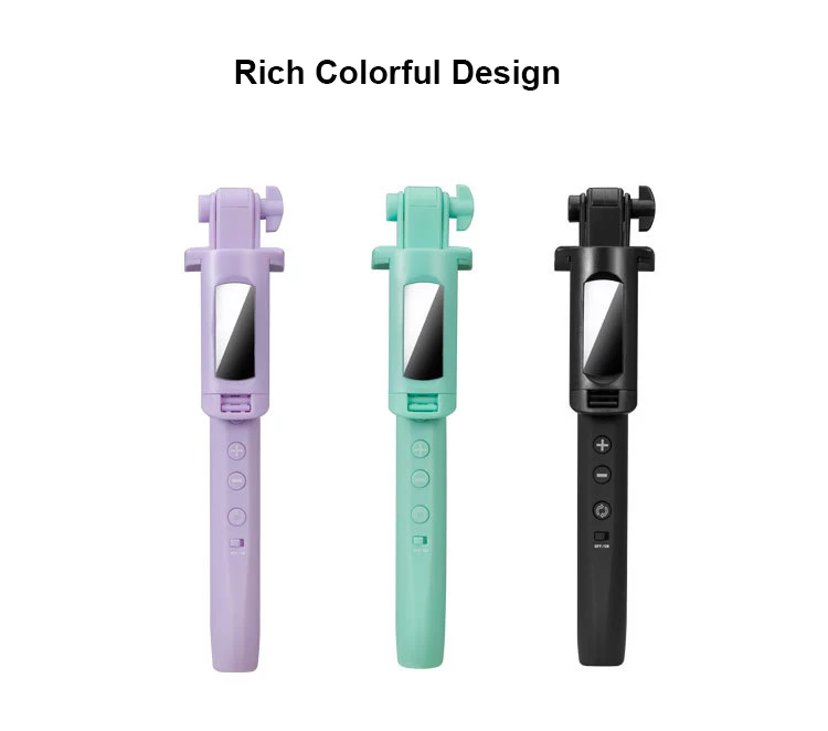 TORTOYO Foldable Wireless Bluetooth Selfie Stick Remote Control Handheld Photograph Pole Monopod Holder for Smart Phone Camera |