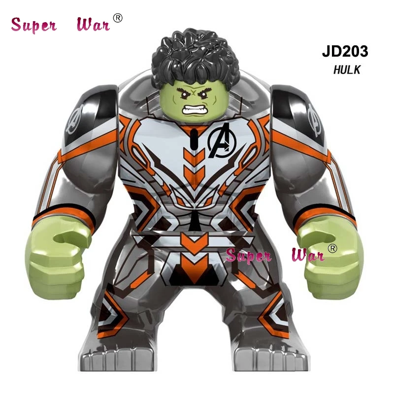 JD203 Один Мстители Marvel эндшпиль большой размер танос Халк Железный человек паук черный гном Черная пантера строительные блоки детские игрушки - Цвет: JD203