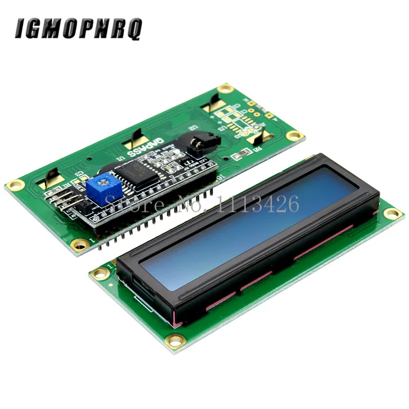 1 шт. модуль ЖКД синий экран IIC/I2C 1602 для LCD UNO r3 mega2560 | Электронные компоненты и