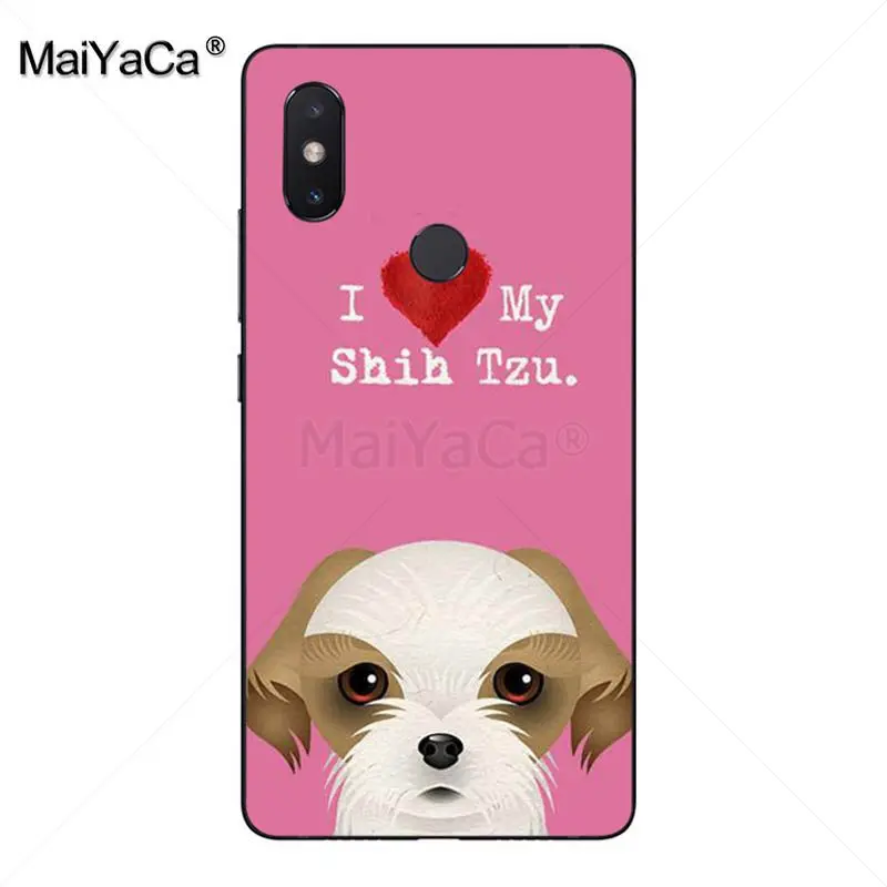 Мягкий ТПУ чехол для телефона MaiYaCa I Love My Chihuahua Dog Pug с рисунком из мультфильма xiaomi mi