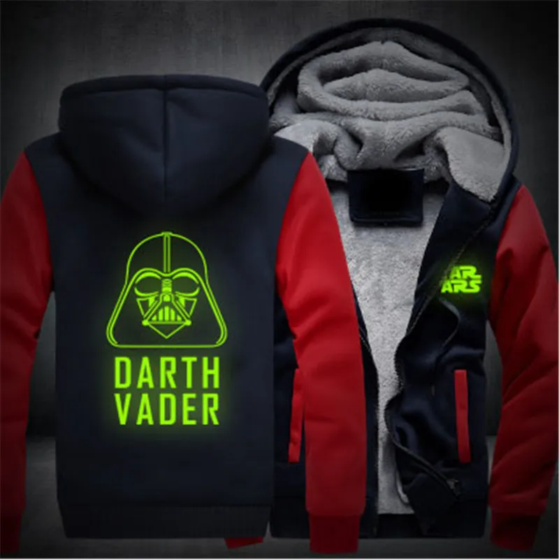 Dropshiping Для мужчин женщин Star Wars Hoodie Дарт Вейдер рыцаря Зимние флисовые кофты