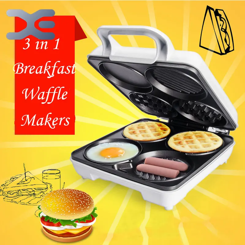 Высокое качество многофункциональная машина вафли Маффин блинов для завтрака
