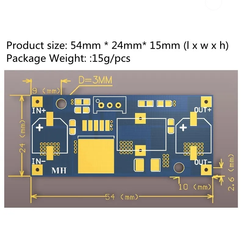 Преобразователь Thinary Electronic 5A 75 Вт XL4015 Регулируемый понижающий модуль от 4 0 до 38 в 1