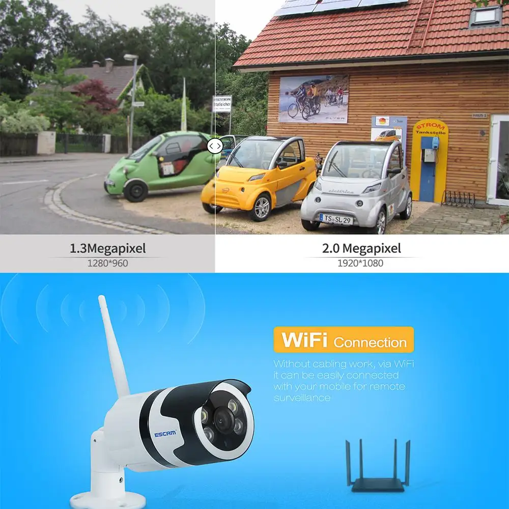 SCAM QF508 HD 1080P беспроводная Wifi ip-камера, уличная Водонепроницаемая камера наблюдения, Камера Безопасности s, инфракрасная камера Bulllet