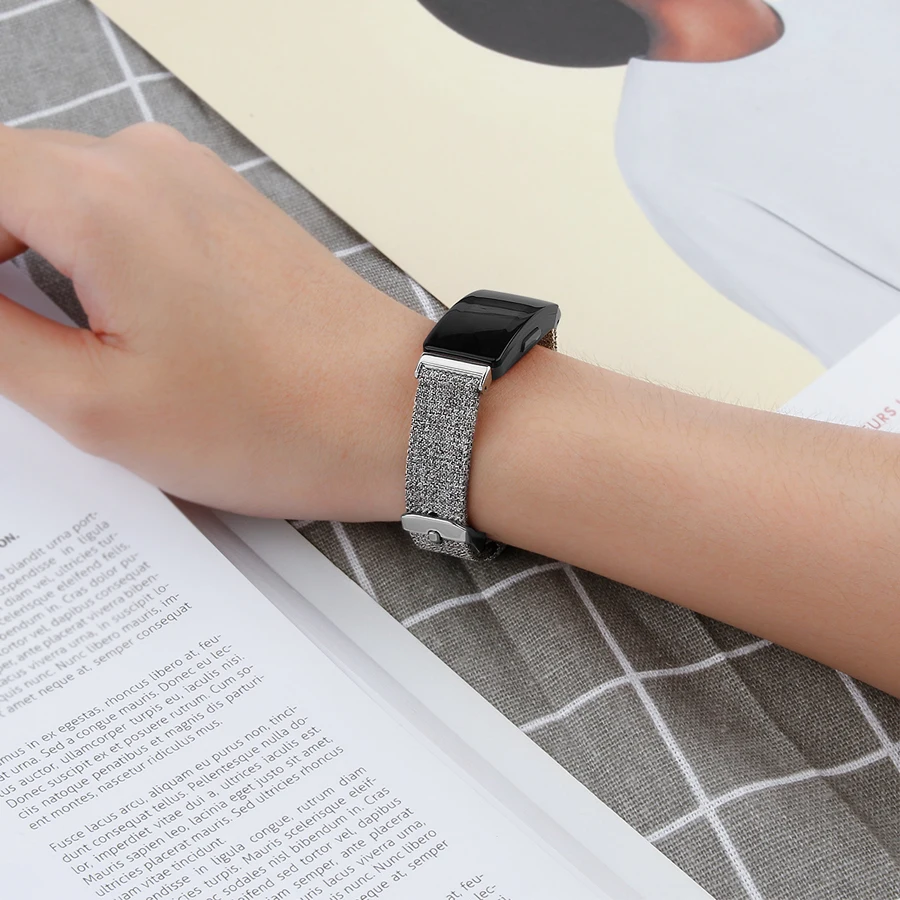 Холщовый ремешок для фитнес-трекера Fitbit Inspire Hr Классические ремешки Браслет Band |