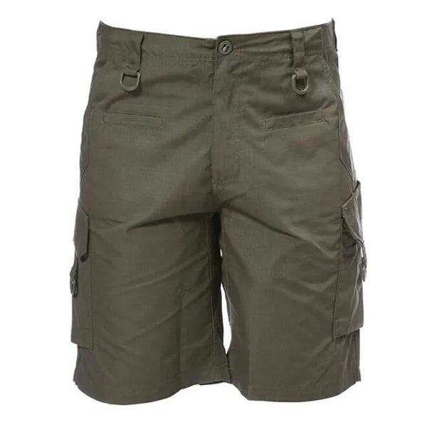 Army green Камуфляжные мульти-карманные наружные походные рыболовные охотничьи боевые тактические шорты мужские альпинистские военные армейские Карго короткие брюки - Цвет: Army green