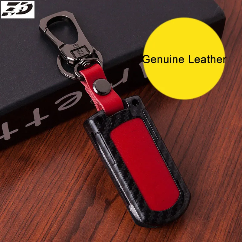 Carbon Fiber Genuine Leather Car Key Case Protect for Mazda 2 3 5 6 CX-3 CX-4 CX-5 CX-7 CX-9 Atenza Axela MX5 Fob Cover Set | Автомобили и