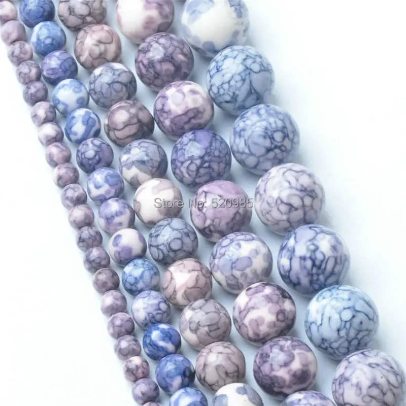Бесплатная доставка натуральные синие зеркальные радужные камни круглые бусины