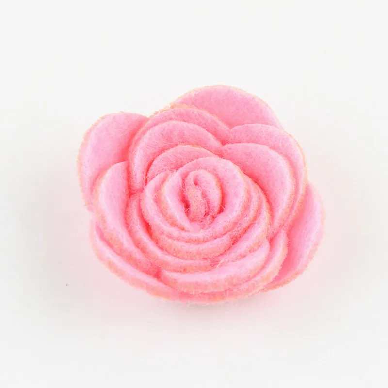Экспресс бесплатно 2000/лот 4 см мини войлочный цветок розы для Девочки повязка на