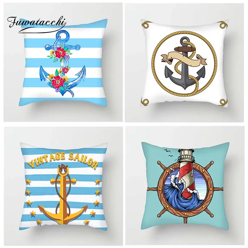 Чехол Fuwatacchi для детской подушки с мультяшной навигацией|Наволочки| |