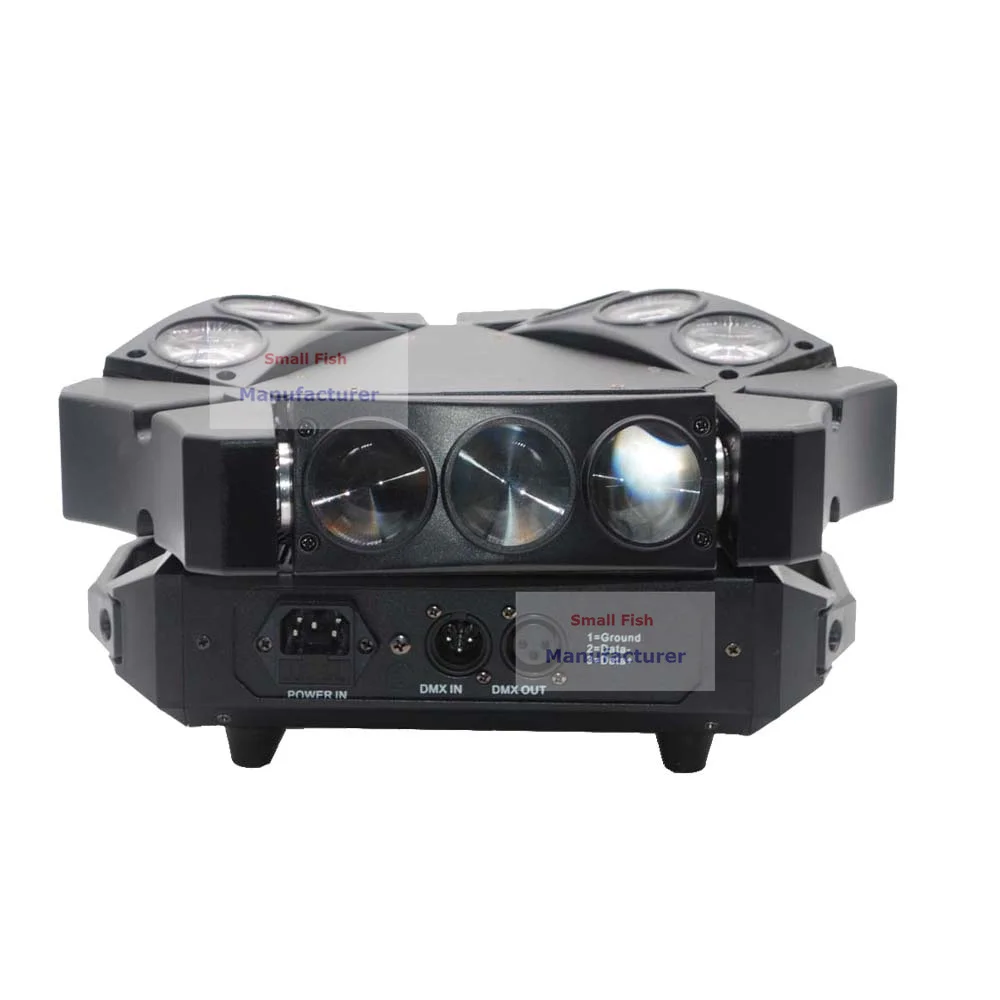 Новое поступление миниатюрный светодиодный светильник 9x3 Вт RGB 12/43CH DMX