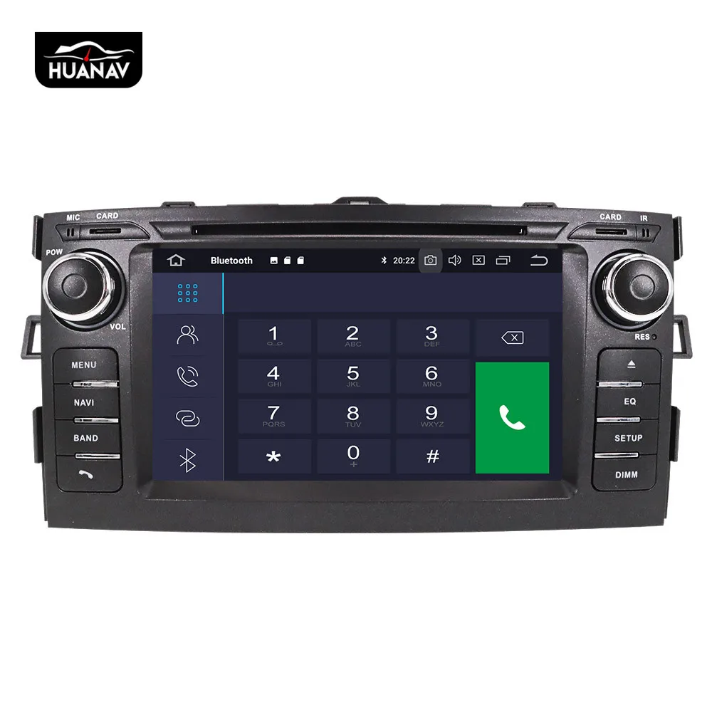 Автомобильный DVD плеер DSP Android 9 0 64 ГБ GPS навигация для Toyota Auris 2006 2012 автомагнитола