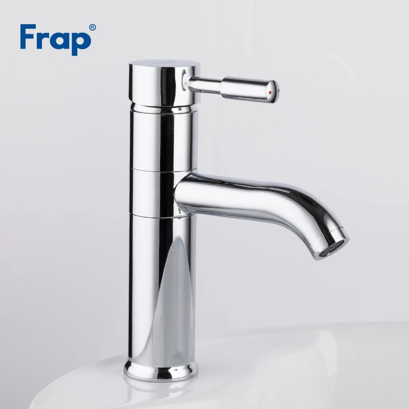 Новый смеситель Frap F1052 вращающийся на 360 градусов кран для раковины серебристый