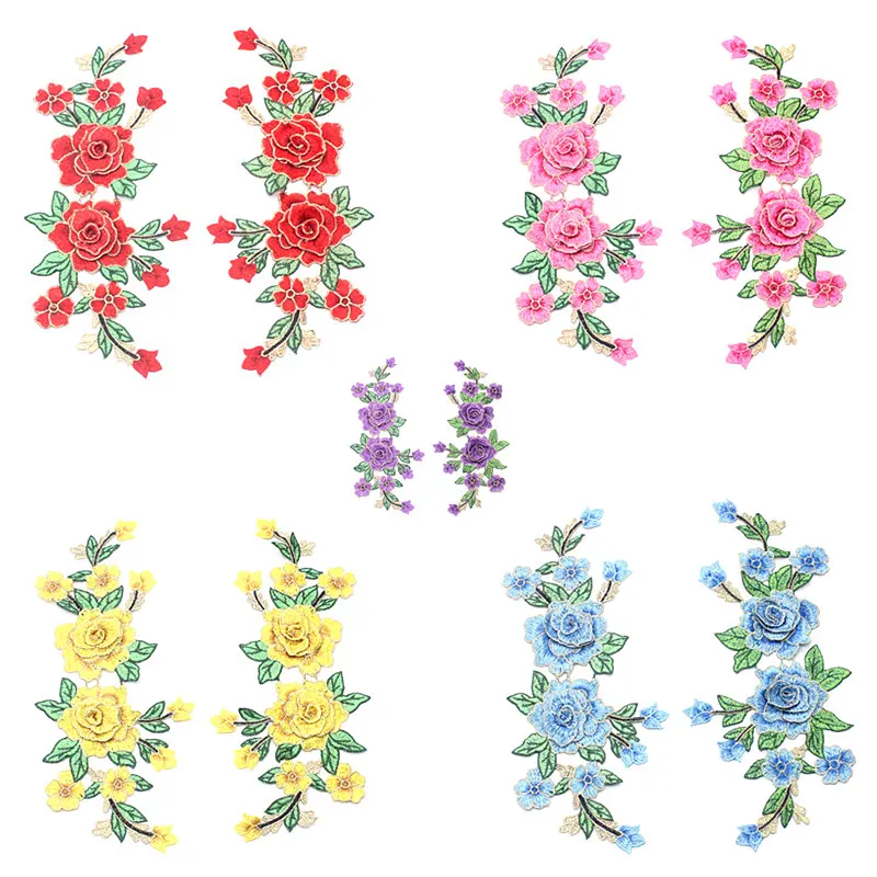 2 шт./набор Кружевная аппликация для джинсов и платьев|Заплатки| |