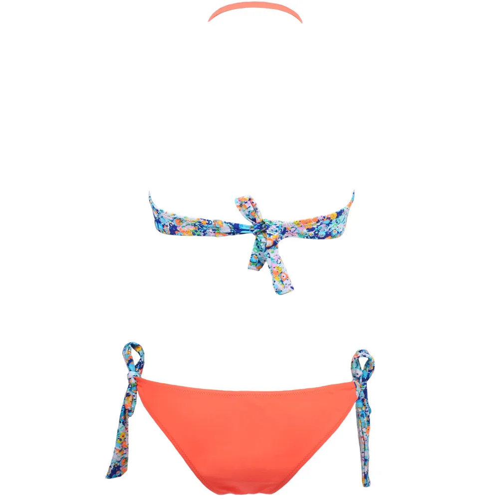 2019 женский новый пуш-ап купальник бикини с хомутом винтажный Племенной цветочный