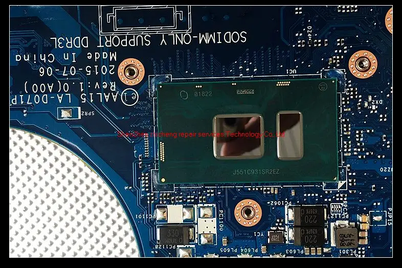 Для ноутбука DELL Inspiron 15 5559 AAL15 LA-D071P F1J0W SR2EZ I7-6500U DDR3L Дискретная графическая