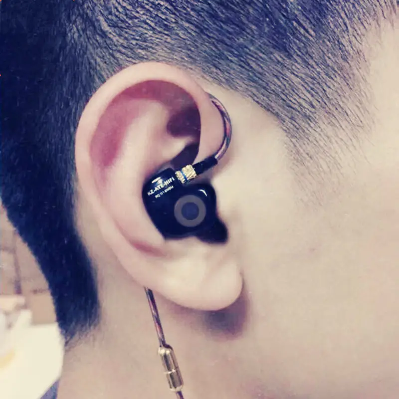 KZ ATE S медный проводок HiFi спортивные наушники в ухо для бега с пеной