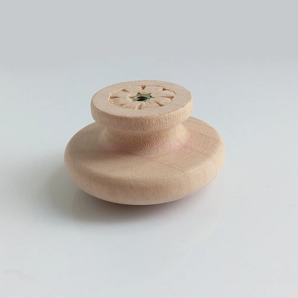 46 мм без Краски деревянная ручка мебельная для Кабинета кухонный шкаф буфет ящик