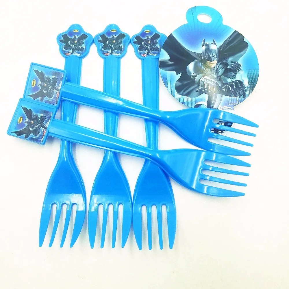 10 шт./компл. вечерние принадлежности для тематической вечеринки с Бэтменом