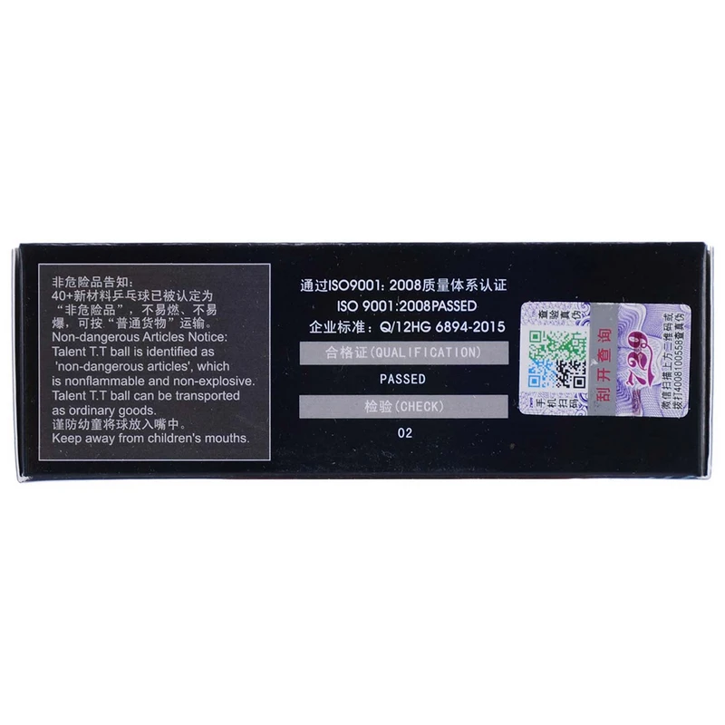 Оригинальные бесшовные Пластиковые Мячи для настольного тенниса 3 звезды 40 +