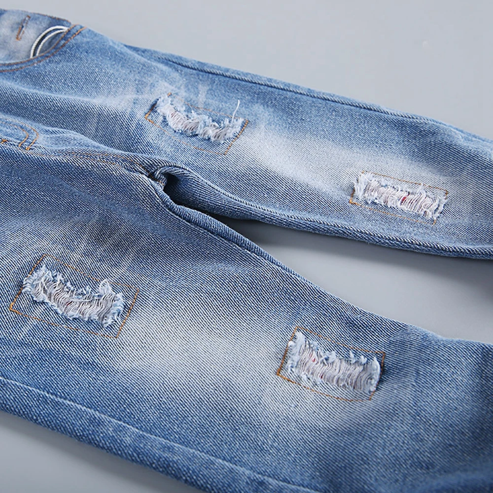 Детский джинсовый комбинезон для мальчиков и девочек весенний младенцев штаны