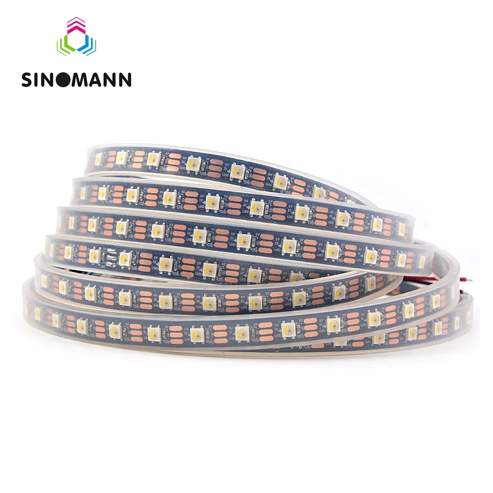Светодиодная лента SK6812 1 М/4 м/5 м (аналогичная ws2812)30/60/144 светодиодов/м RGBW + NW/CW/WW