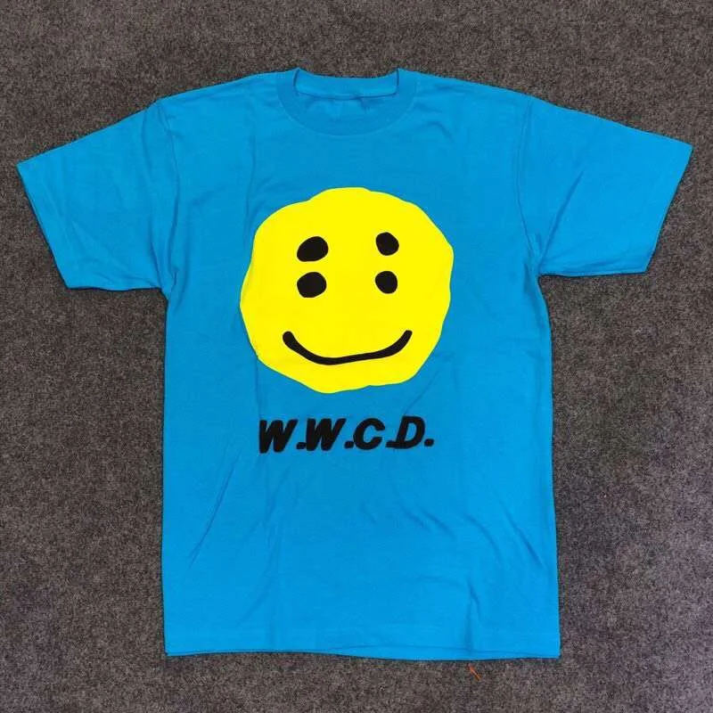 Длинные футболки CPFM w. w. C. D уличная футболка с Рокки смайликом w. w. C. D модная повседневная футболка