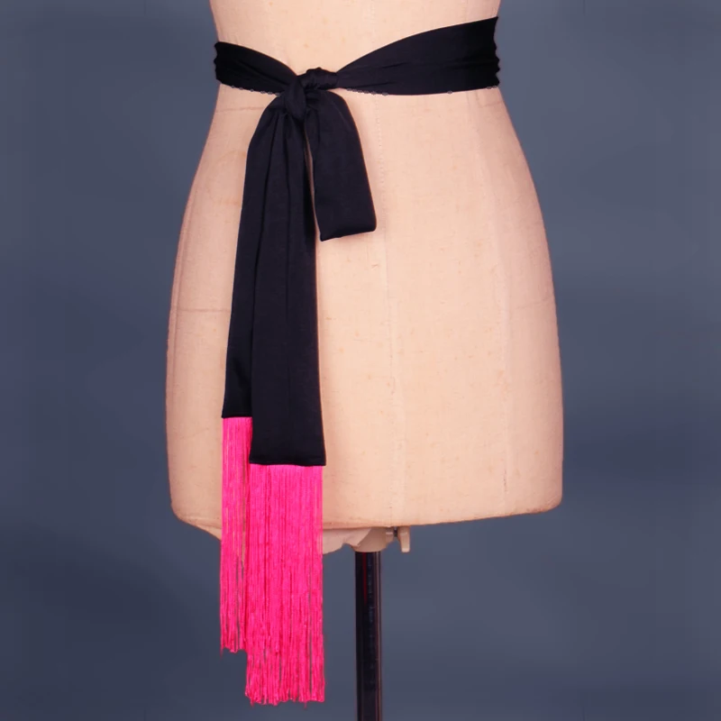 Многоцветное платье для латинских танцев новое профессиональное с талией