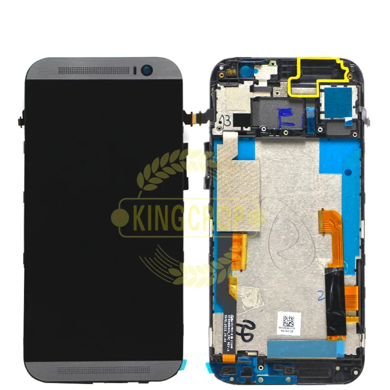 Для HTC ONE M8 ЖК-дисплей сенсорный экран + рамка дигитайзер в сборе 1920x1080 Замена