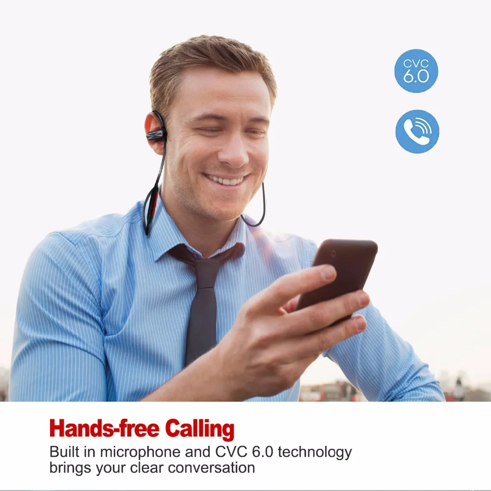 Oneodio супер бас Bluetooth наушники беспроводные с крючком IPX7 водонепроницаемый для