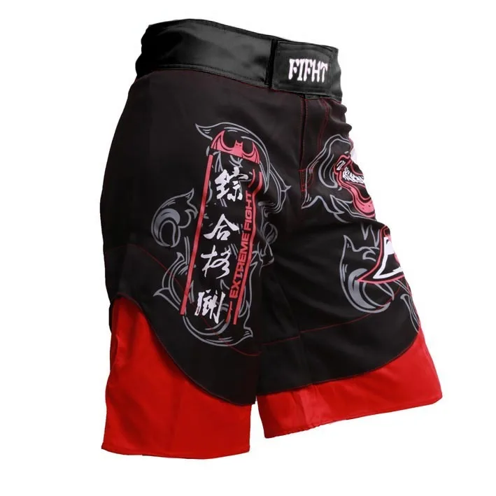 Шорты для MMA бокса с новым рисунком КОМБАТ пиратской головой человека УФК