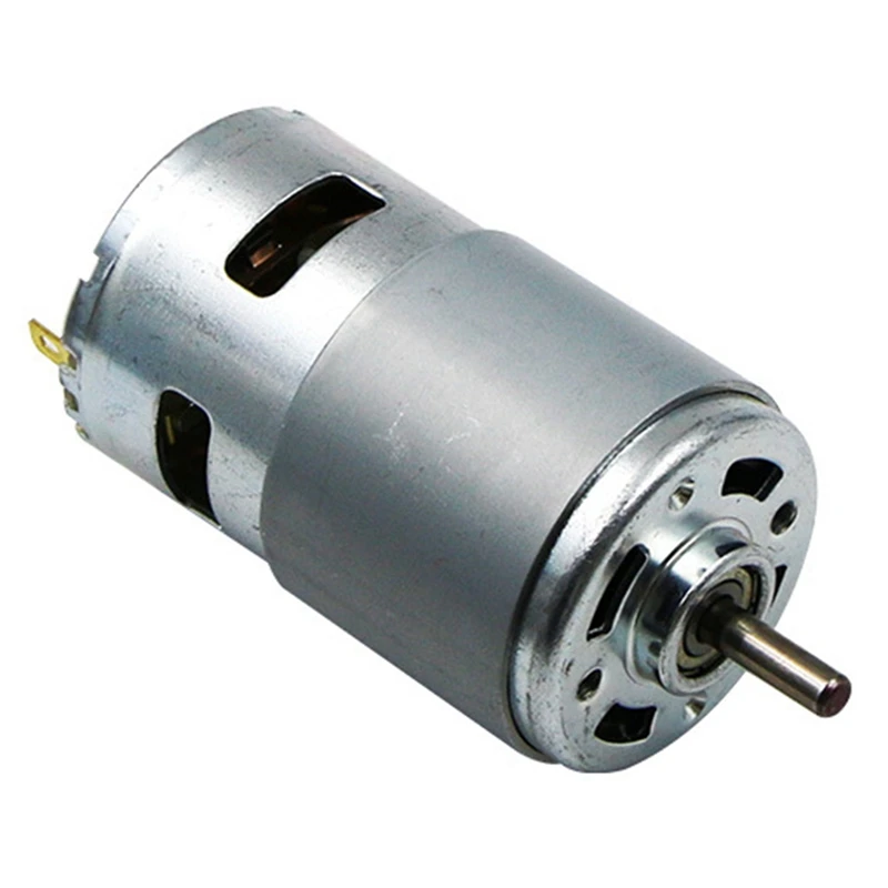 775 DC мотор-редуктор постоянного тока 12 V-36 V 12000 об/мин шариковый подшипник большой высокий крутящий момент Мощность низкая Шум Лидер продаж электронный компонент мотор