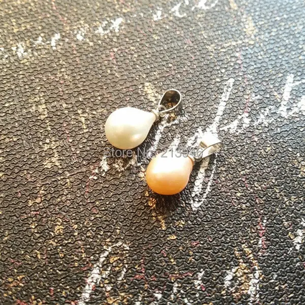 

8-12MM 12Pcs Natural Freshwater Pearl Beads Charms Jewelry Pendants