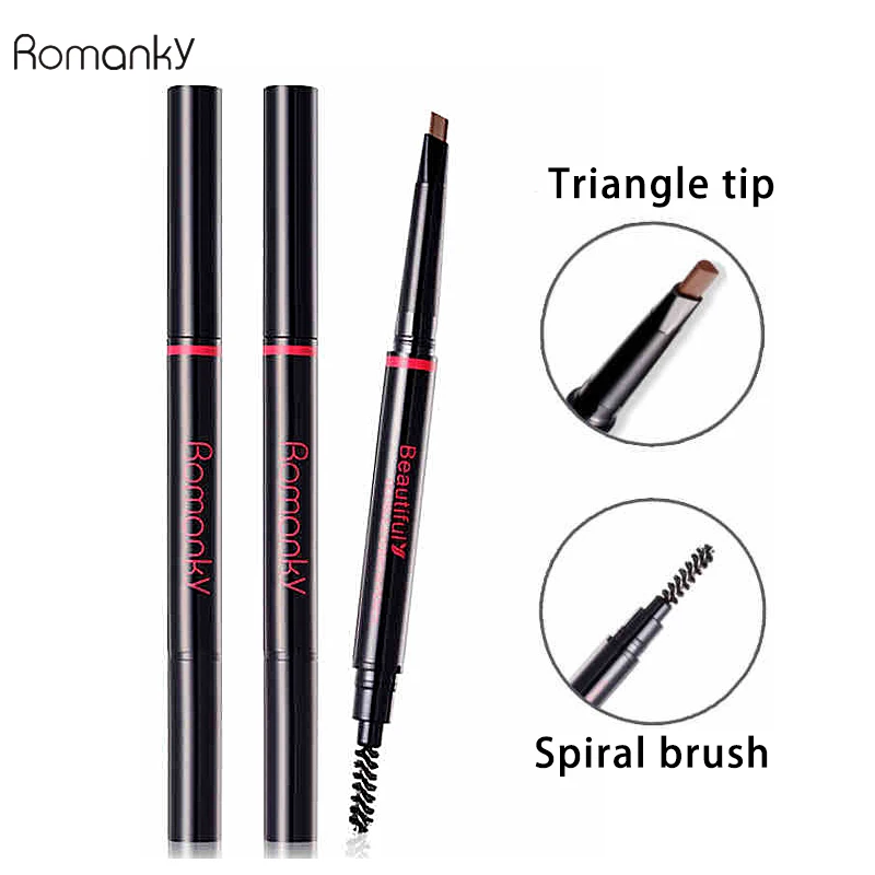 Brand 6colores 24hours lone-lasting natural eyebrow pencil enhancer cejas maquillaje brow brush tattoo waterproof | Красота и