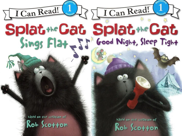 16 книг/набор I can read splat the cat английские книги с картинками детская книга для