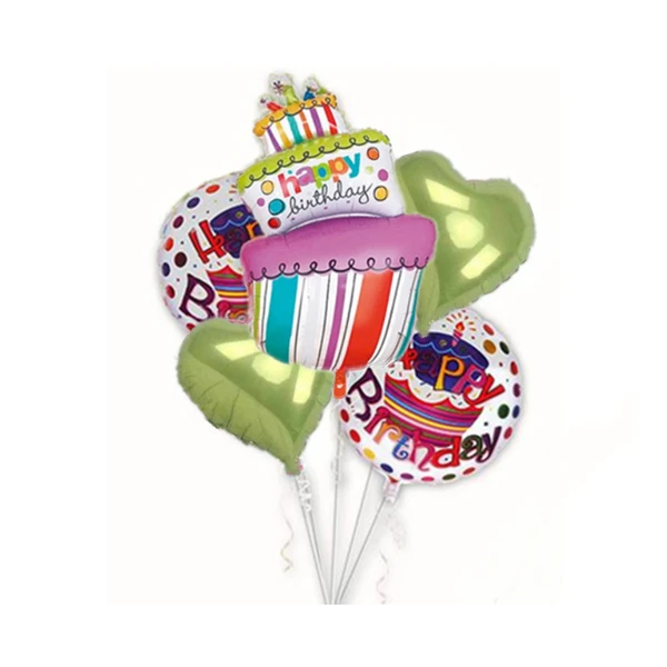 5 шт./лот шары на день рождения воздушные с днем конфеты Принцесса воздушный шар