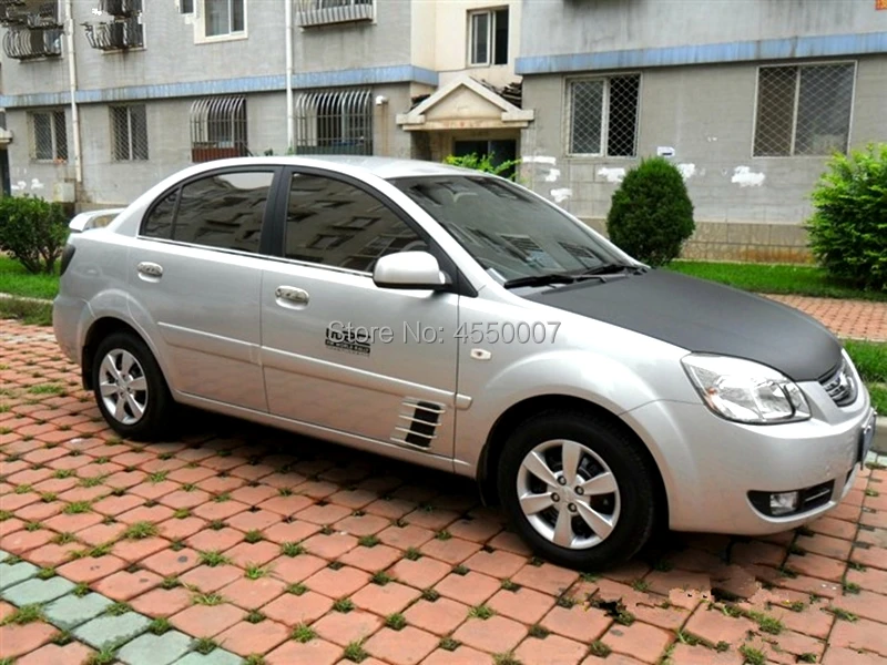Используется для Kia RIO спойлер 2008-2011 RIO спойлер с светильник высокого качества ABS Материал заднее крыло автомобиля праймер цвет задний спойлер