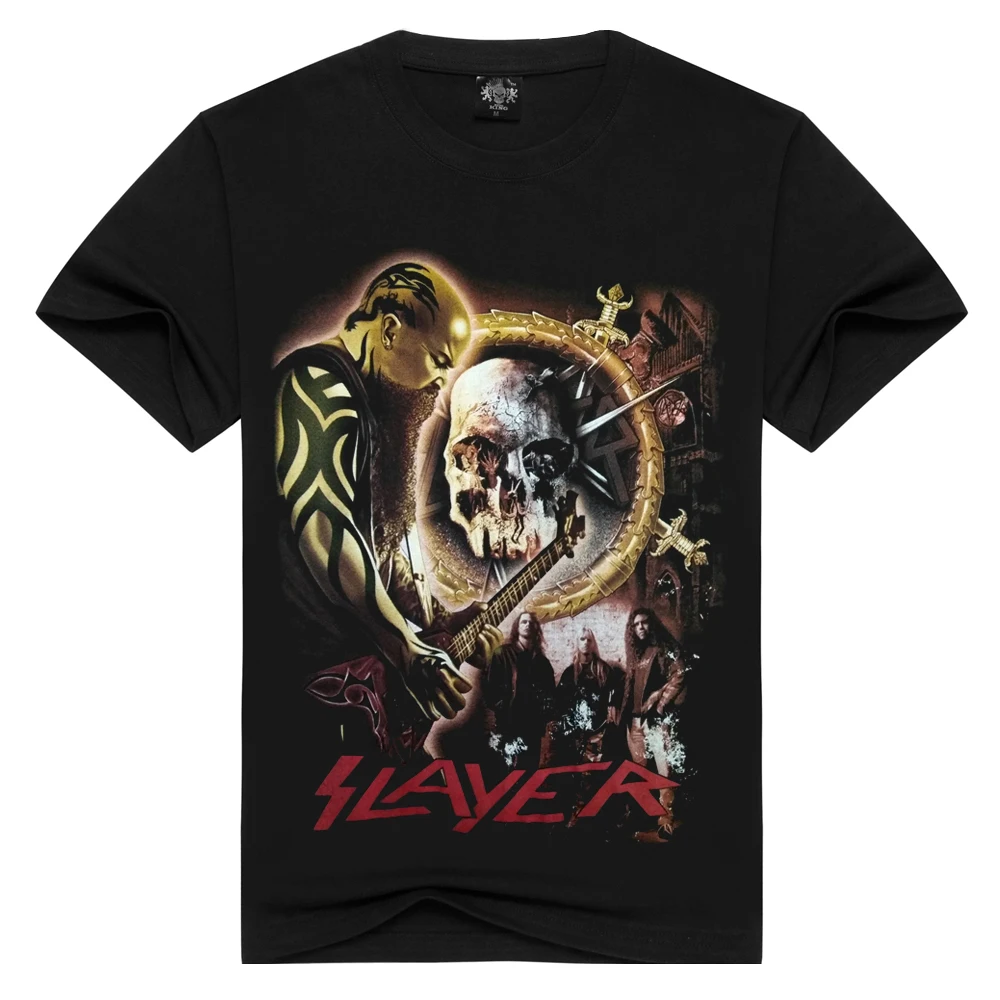 Лидер продаж 2018 группа Slayer Мужская/женская футболка slayer скоростная