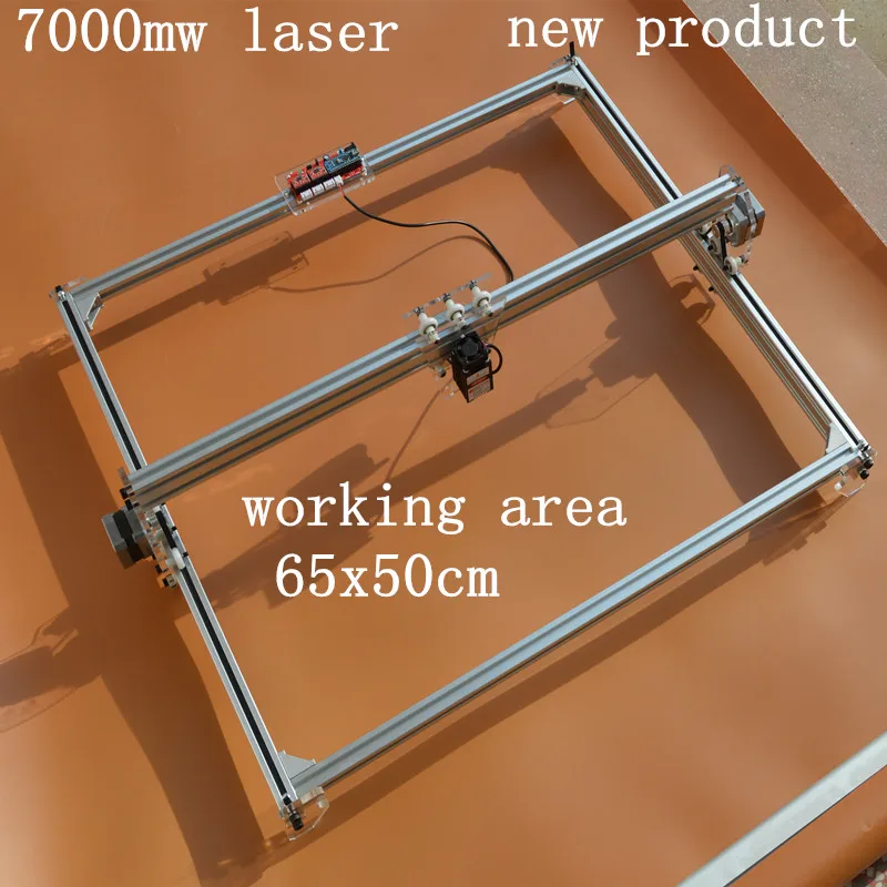 7000 МВт лазерный гравировальный станок для резки гравер большая рабочая зона 65*50