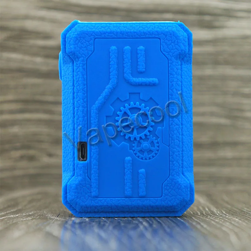 blue 2 шт нескользящий Силиконовый чехол для Teslacigs Punk 220W коробка мод и кремниевый рукав основа для Vape Teslacigs Punk 220 - Цвет: blue