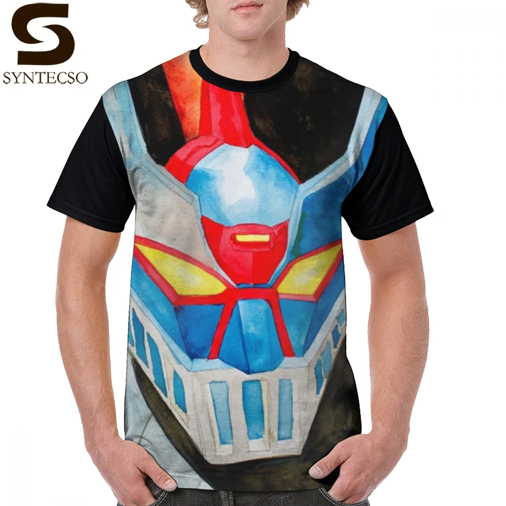 

Mazinger T Shirt Mazinger Z T-Shirt Short-Sleeve 100 Percent Polyester Tee Shirt 5x Awesome Graphic Men Casual Tshirt