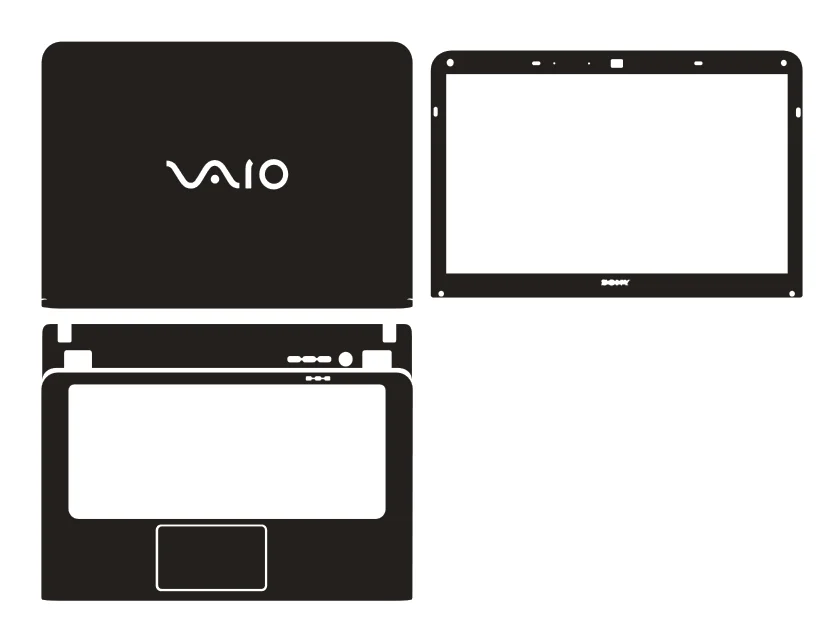 Стикер для ноутбука наклейки из углеродного волокна Защитная крышка SONY VAIO sve14125 clb