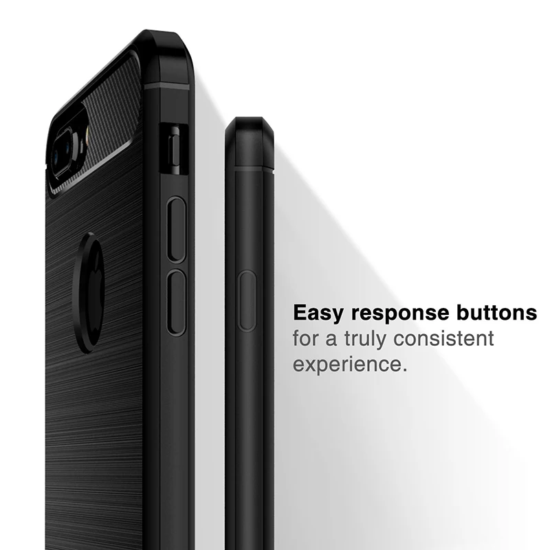 Excellent Grip Cover Case + Temper Glass film for iPhone 5 SE 6 s 7 plus Slim Durable Shock-Absorption Anti-Scratch |