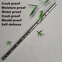 titanium metal flute cdefg key imitation bamboo joint flauta profissional music instrument self defense weapon metal flute