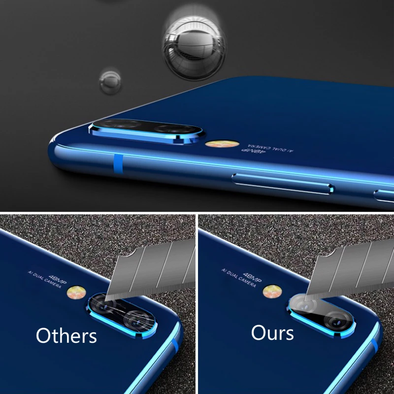2 шт., закаленное стекло для объектива телефона Xiaomi mi 8 A1 A2 Lite MAX 3 mi x 2 s mi 9 SE Red mi Note 7 6A 6 5 Pro, Защитная пленка для камеры