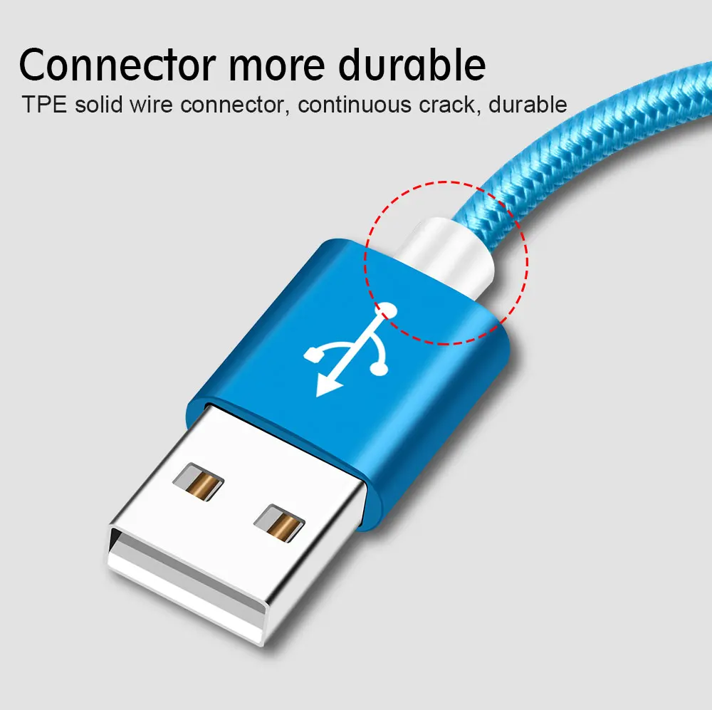 Олаф Micro USB кабель Быстрый кабель синхронизации данных и зарядки для samsung S7 S6 huawei нейлон type-C USB C кабели для Xiaomi Redmi note 7