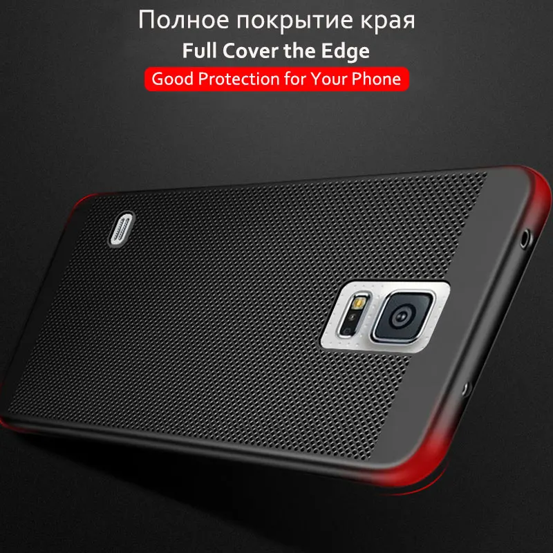 CHOEOIWE противоударный чехол для Samsung S5 SV i9600 G900 9600 дышащий жесткий матовый ПК