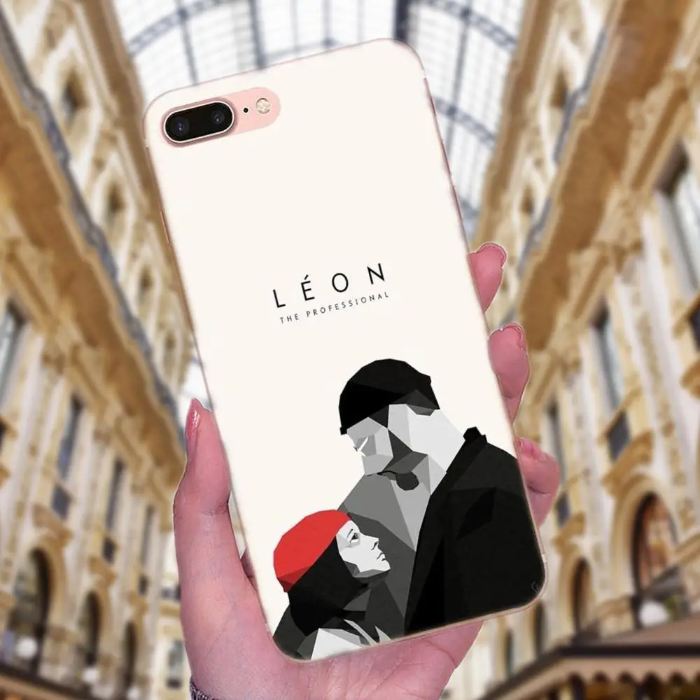 Leon Matilda Натали Портман Фильм Мягкий чехол для Samsung Galaxy Note 5 8 9 S3 S4 S5 S6 S7 S8 S9 S10 mini Edge Plus