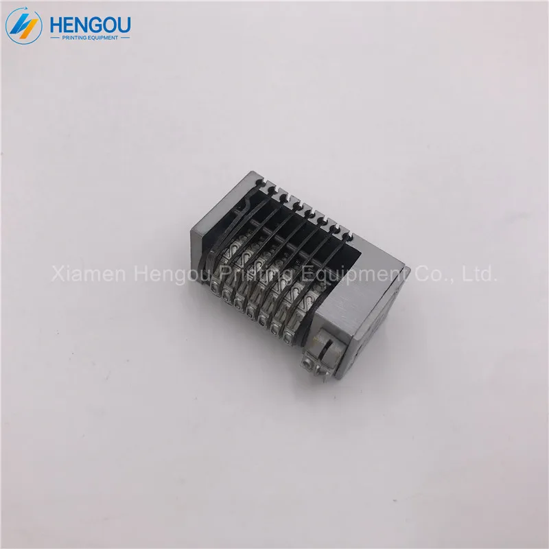 1 шт. высокое качество назад 4x8 Cicero 7 цифр нумерации машина для Heidelberg ветряная мельница, леттерпресс Готический Тип