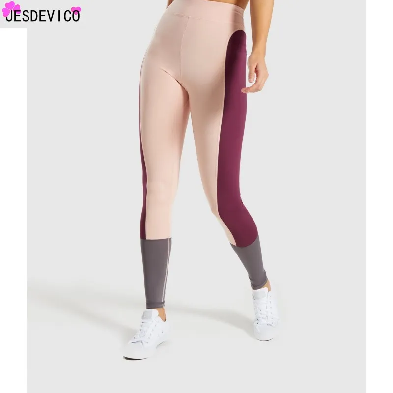 Новинка 2019 женские пикантные брюки карандаш контрастных цветов в стиле пэчворк